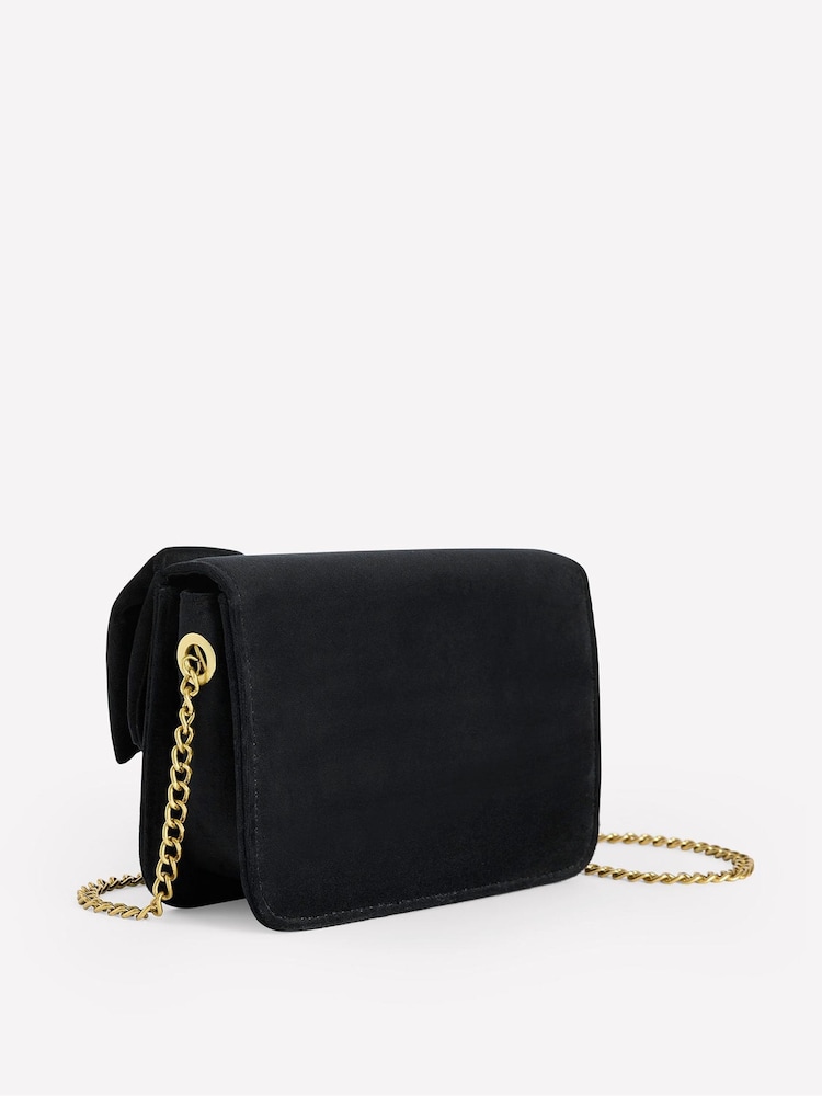 Boden Black Bow Evening Bag - Image 2 of 4