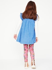 Boden Pink Christmas Tree Fun Leggings - Image 5 of 6