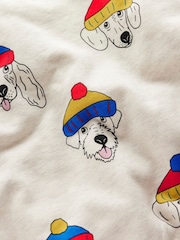 Boden Cream Printed 100% Cotton Sweatshirt - Image 3 of 3