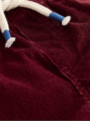 Boden Red Pull-On Cord Cargo Trousers - Image 3 of 3