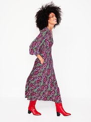 Boden Blue Ivy Smocked Midi Dress - Image 6 of 7