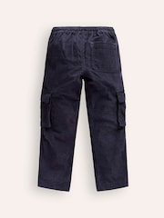 Boden Blue Pull-On Corduroy Cargo Trousers - Image 2 of 3
