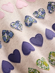 Boden Cream Ida Sweatshirt Appliqué Dress - Image 3 of 3