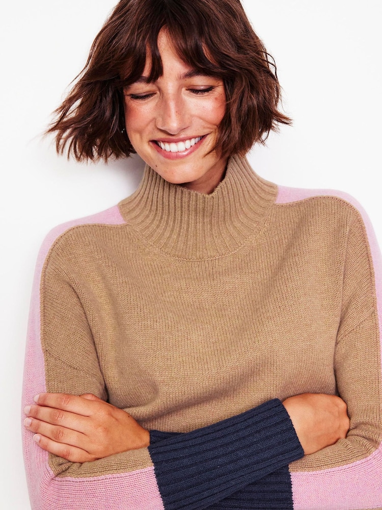 Boden Brown Jessica Oversized Jumper - Image 2 of 6