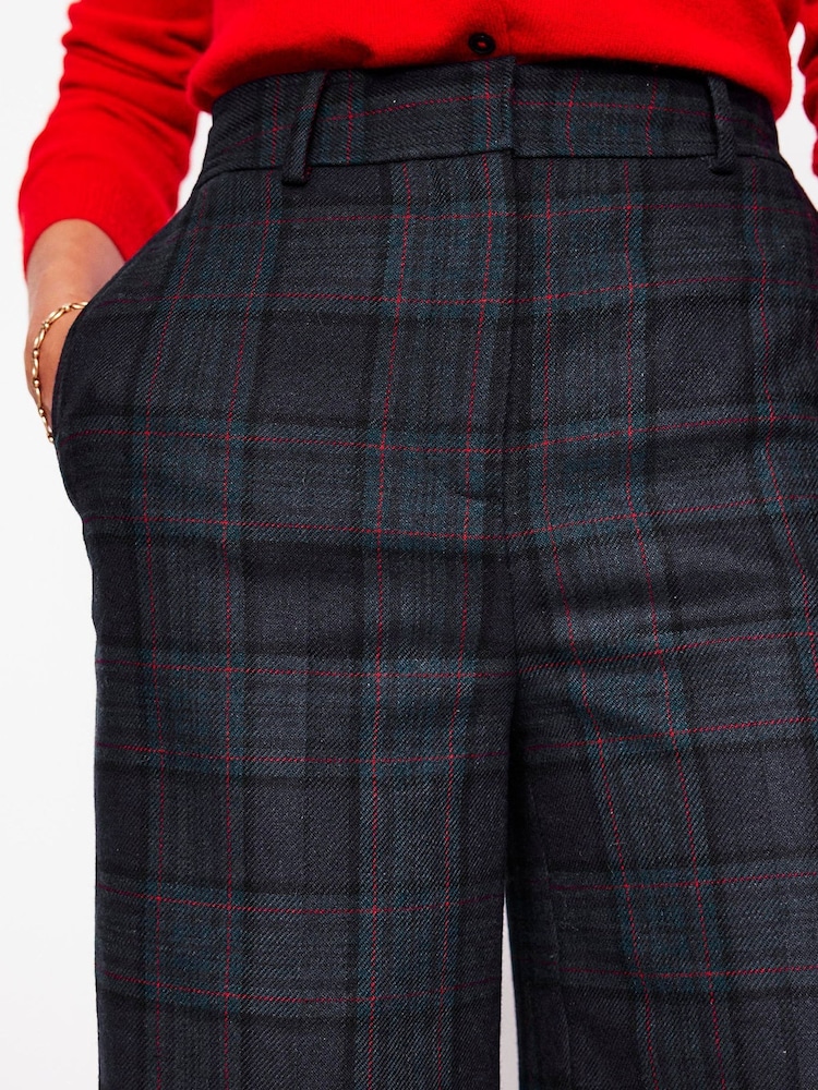 Boden Blue Westbourne Wool Blend Trousers - Image 2 of 5