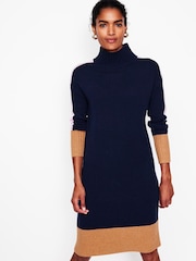 Boden Blue Jessica Merino Dress - Image 4 of 5