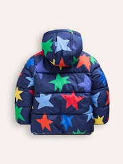 Boden Albastru Reversibil Cosy Fleece Coat - Image 2 of 4