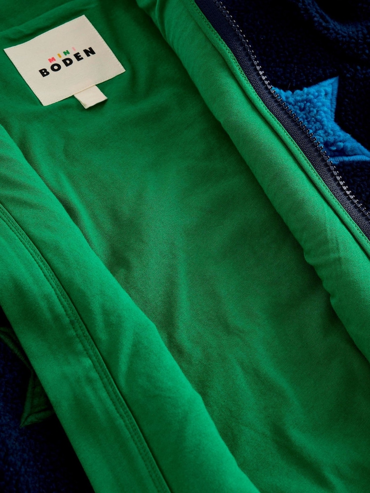 Boden Blue Cosy Borg Jacket - Image 8 of 8 Boden Blue Cosy Borg Jacket - Image 8 of 8