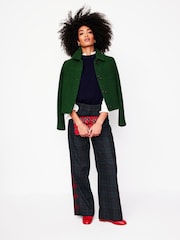 Boden Blue Chiswick Wool Blend Trousers - Image 6 of 8
