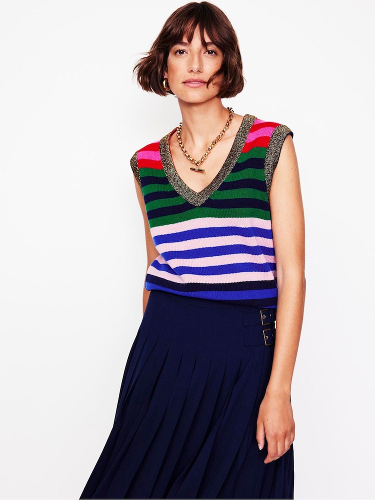 Boden Blue Olivia Merino Tank - Image 1 of 7