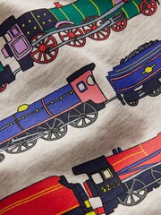 Boden Green 100% Cotton Printed Logo Raglan T-Shirt - Image 3 of 3