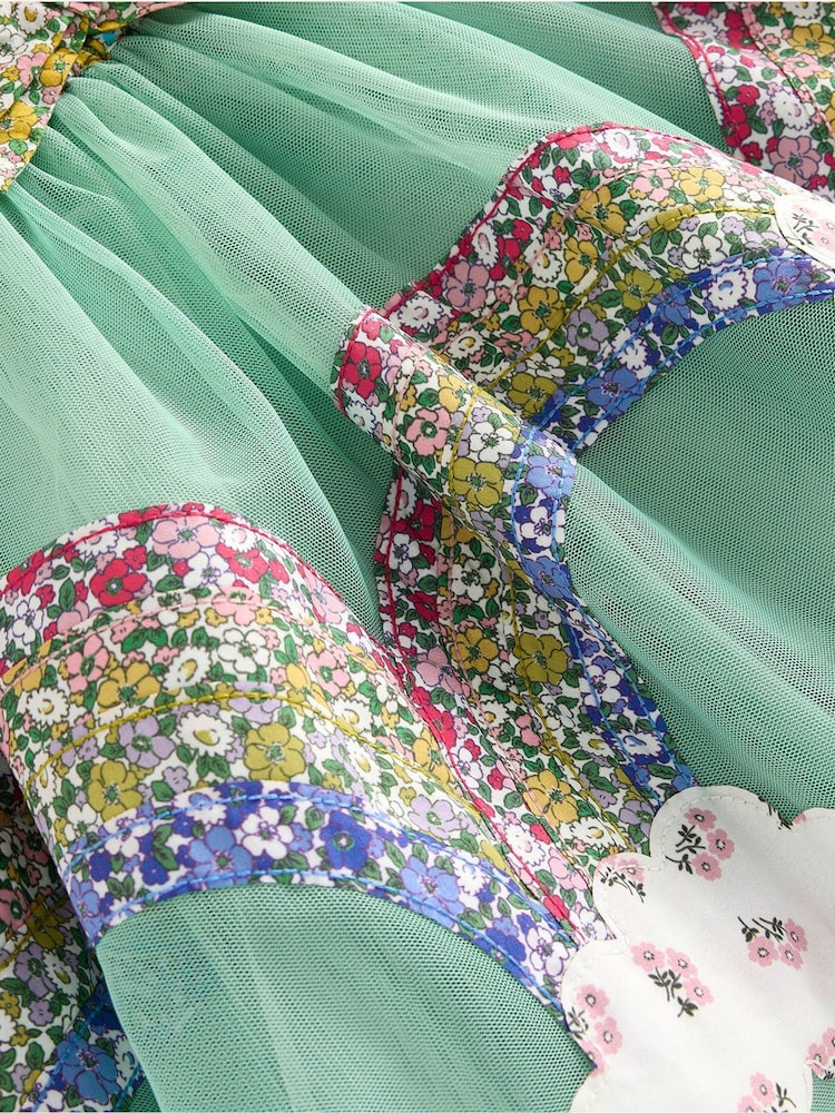 Boden Green Fun Tulle Rainbow Skirt - Image 3 of 3