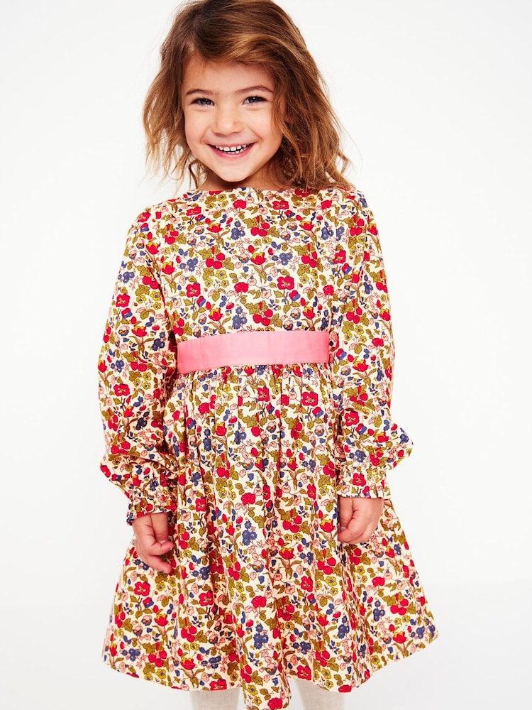 Boden Red Peggy Corduroy Party Dress - Image 2 of 6 Boden Red Peggy Corduroy Party Dress - Image 2 of 6
