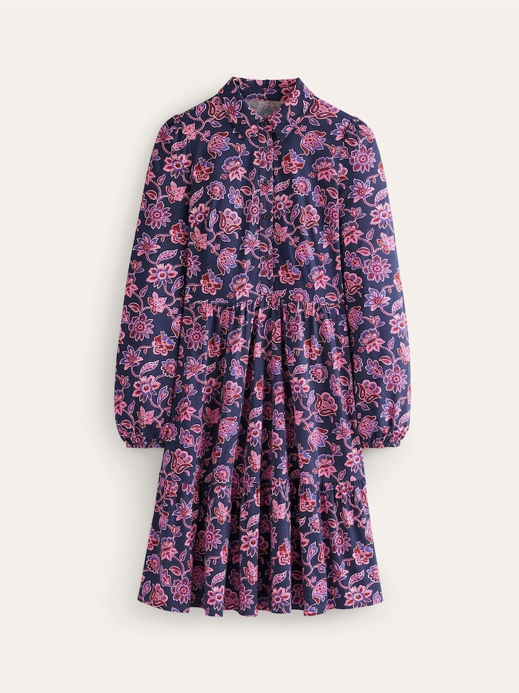 Vestido camisero de punto con diseño escalonado de Boden - Imagen 5 de 5