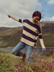 Boden Blue Jessica Oversized Jumper - Image 1 of 6