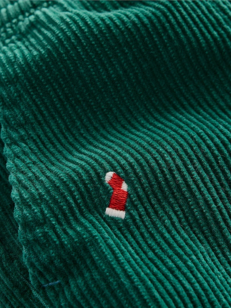 Boden Green 100% Cotton Pull-on Cord Trousers - Image 3 of 3