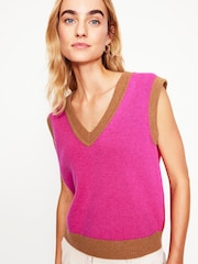Boden Pink Olivia Merino Tank - Image 2 of 7