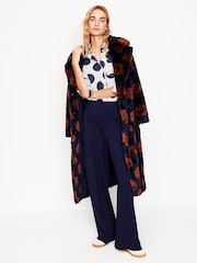 Boden Blue Connie Relaxed 100% Cotton Shirt - Image 5 of 6