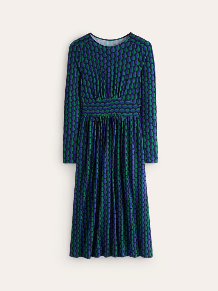 Boden Green Thea Long Sleeve Jersey Dress - Image 5 of 5