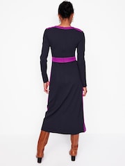 Boden Blue Catherine Ponte Midi Dress - Image 3 of 5