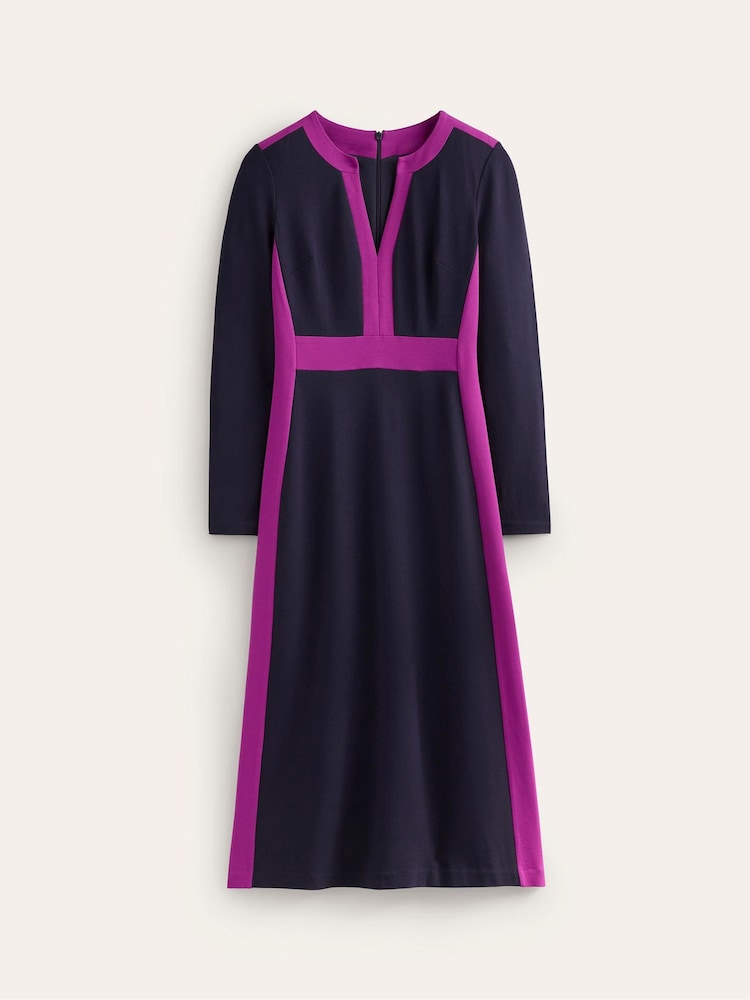 Boden Blue Catherine Ponte Midi Dress - Image 5 of 5