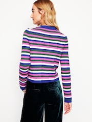 Boden Blue Holly Knitted Jacket - Image 4 of 7