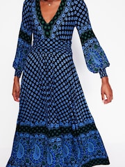 Boden Blue Daphne Jersey Maxi Dress - Image 3 of 6