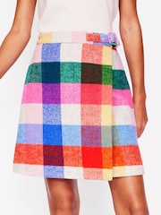 Boden Pink Clemence Wrap Short Skirt - Image 3 of 6