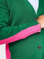 Boden Green Zia Longline V-Neck Cardigan - Image 2 of 7