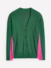 Boden Green Zia Longline V-Neck Cardigan - Image 6 of 7