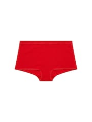 Yours Curve Red Stretch Shorts 5 Pack - Image 9 of 9