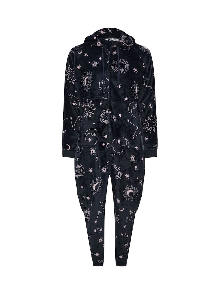 Yours Curve Blue Celestial Print All-In-One - Image 5 of 5