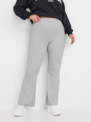 Yours Curve Grey Flare Yoga Trousers - Image 2 of 6