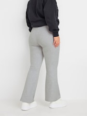 Yours Curve Grey Flare Yoga Trousers - Image 4 of 6