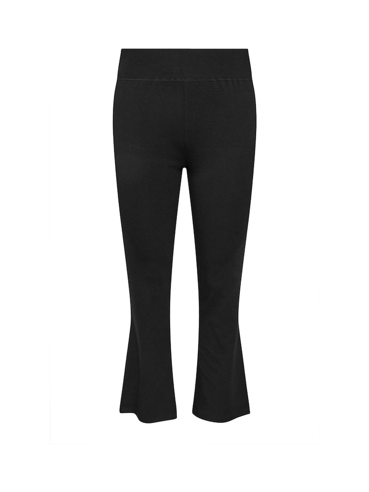 Yours Curve Black Flare Yoga Trousers - Image 6 of 6 Yours Curve Black Flare Yoga Trousers - Image 6 of 6