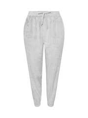 Yours Curve Grey Fleece Cuffed Joggers - Image 5 of 5