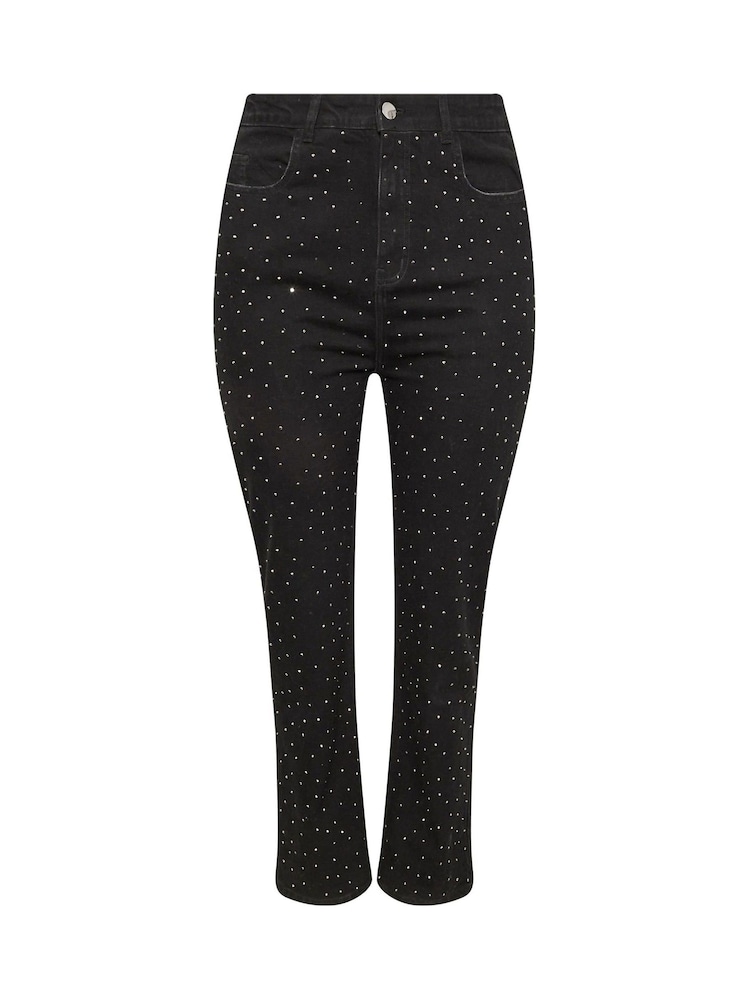 Yours Curve Limited Collection Stretch Studded Jeans - Bild 5 von 5 Yours Curve Limited Collection Stretch Studded Jeans - Bild 5 von 5