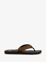Quiksilver Brown Carver Suede Sandals - Image 2 of 6