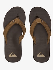 Quiksilver Brown Carver Suede Sandals - Image 5 of 6