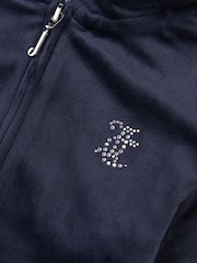 ブルー - Juicy Couture ミニ ディアマンテ ジップ パーカー - 画像 6 / 6