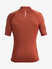 Quiksilver Red Mens Everyday UPF50 Short Sleeve Rash Vest - Image 2 of 2