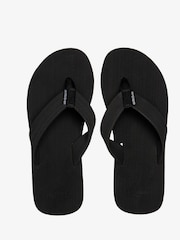Quiksilver Black Molokai Layback Textured Sandals - Image 4 of 5