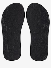 Quiksilver Black Molokai Layback Textured Sandals - Image 5 of 5