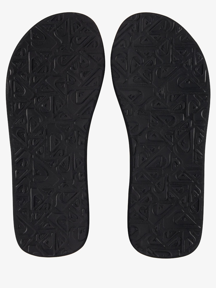 Quiksilver Black Molokai Layback Textured Sandals - Image 5 of 5