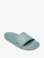 Quiksilver Green Dockyard Logo Slider Sandals - Image 1 of 4