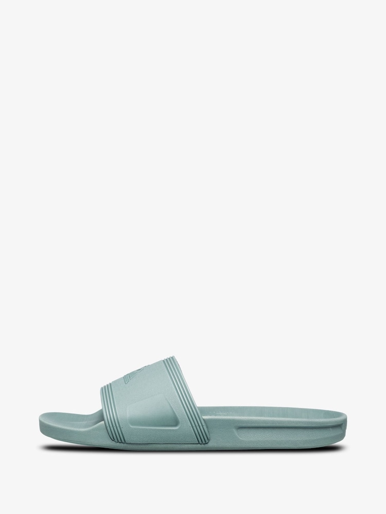 Quiksilver Green Dockyard Logo Slider Sandals - Image 2 of 4