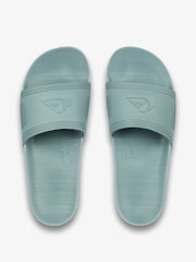 Quiksilver Green Dockyard Logo Slider Sandals - Image 3 of 4