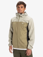 Quiksilver Cream Overcast Windbreaker Logo Jacket - Image 3 of 8