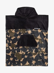 Quiksilver Green Boys Hooded Towel Logo Poncho - Image 1 of 3