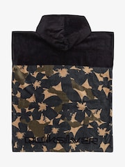 Quiksilver Green Boys Hooded Towel Logo Poncho - Image 2 of 3